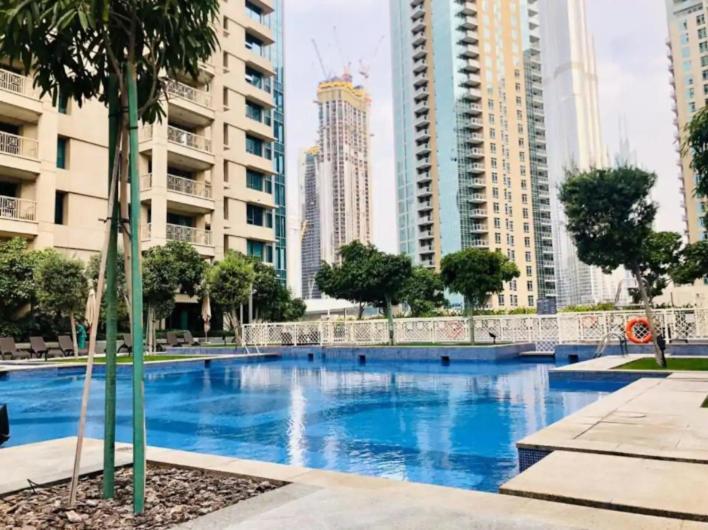 Nasma Luxury Stays - Fancy Apartment With Balcony Near Burj Khalifa Дубай Экстерьер фото